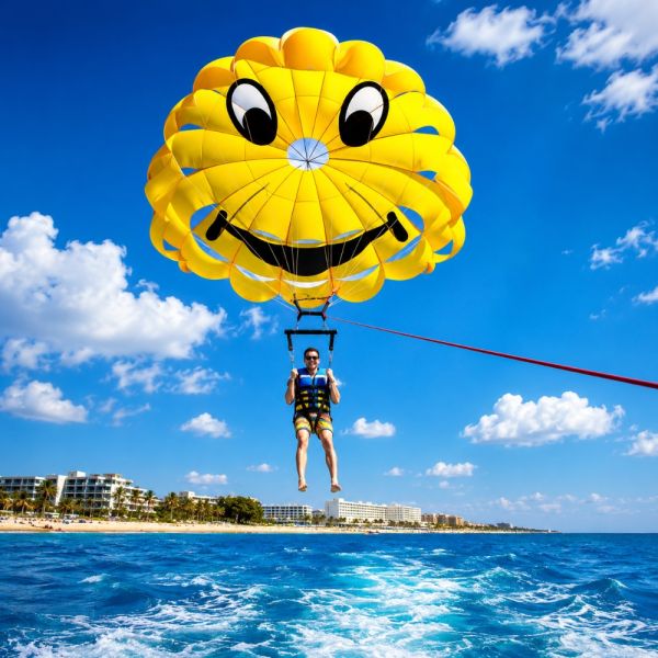 Single Parasailing Fly Solo Above the Sea 60 55 Pr